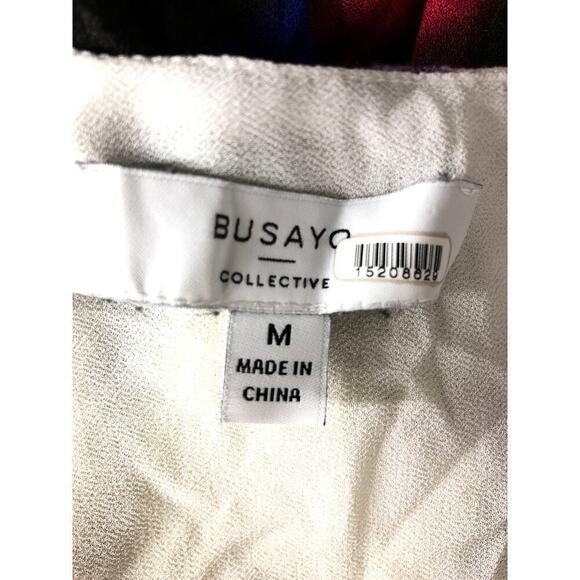 Busayo Dress Tie Dye Sleeveless V-Neck Slip Maxi Multicolor M - Picture 8 of 10